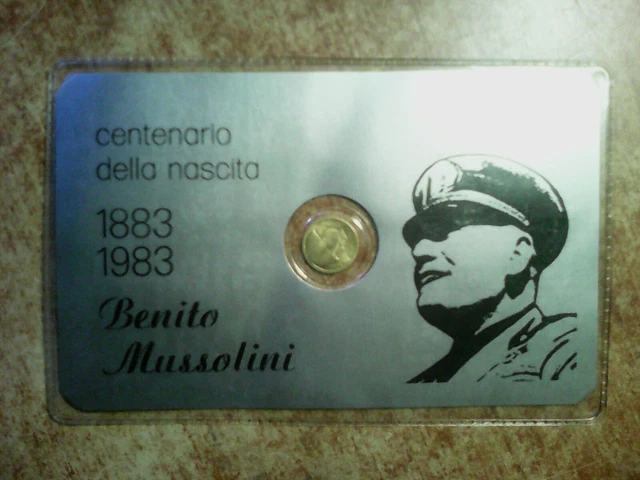 Enzo Ferrari – Pièce Commémorative Scellée Avec Carte Et Monnaie – Italie