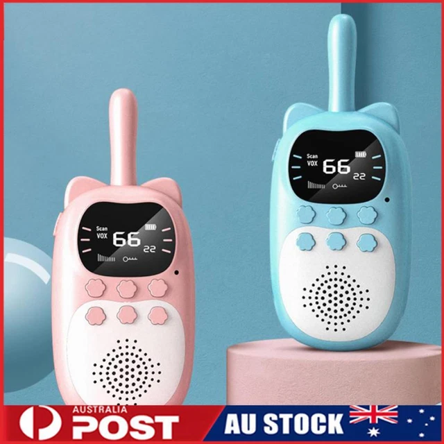 2pcs Walkie Talkies Toys 2 Way Radio Walky Talky 3 KMs Range for Camping Hiking