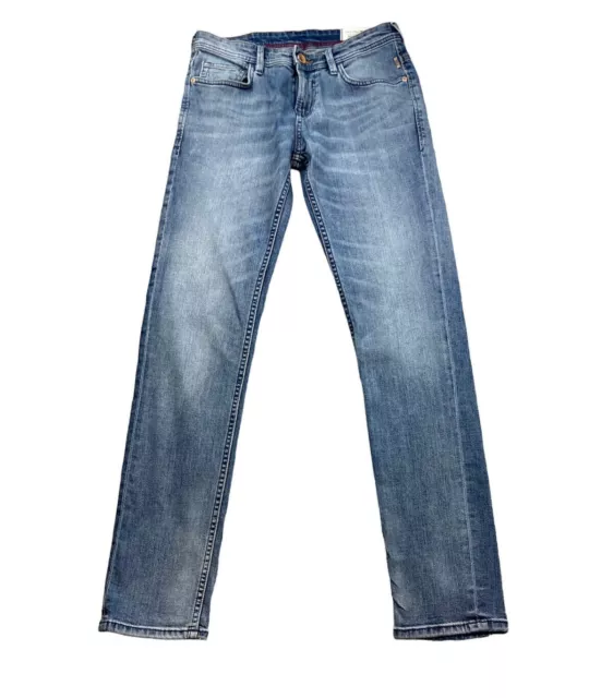 Jeans da uomo Tom Tailor Denim Piers taglia 30R super slim aderenti W30 L32 pollici