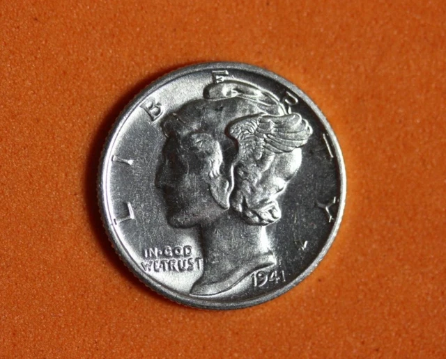 1941-S Mercury One Dime #P11616
