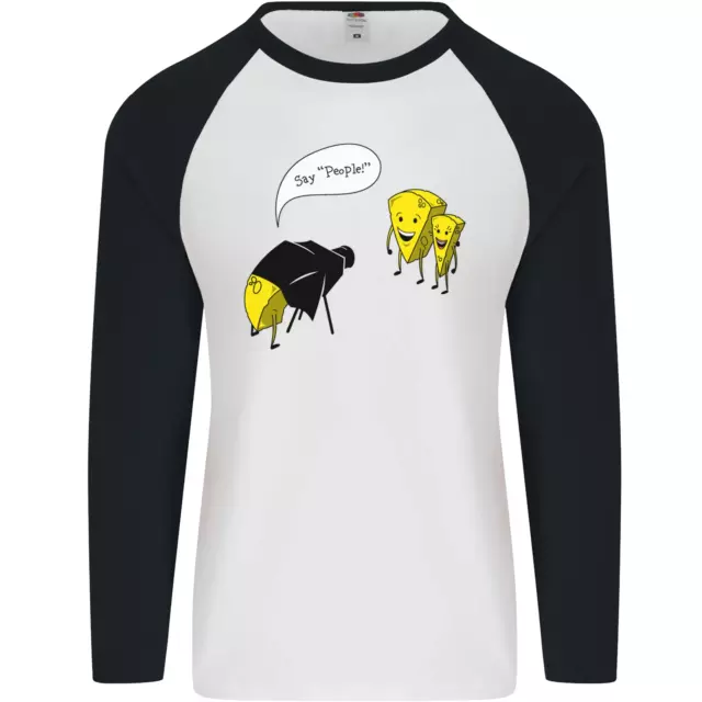 Maglietta da baseball Say People Funny Photograper uomo L/S