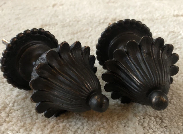 Drapery Holder or Curtain Tie-backs - Black/Bronze Color - Pair(2) 14 Available