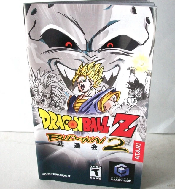 DRAGON BALL Z Budokai 2 Manual Only NO GAME Nintendo GameCube ...