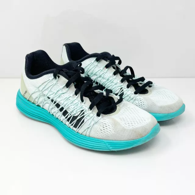 Nike Womens Lunaracer Plus 3 554683-302 Blue Running Shoes Sneakers Size 6 2