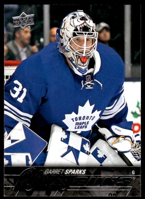 2015-16 Upper Deck Young Guns Garret Sparks Rookie Toronto Maple Leafs #480