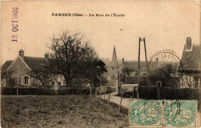 CPA Parnes - La Rue de l'École (259491)