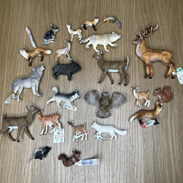 LOT DE 11 ANIMAUX DE LA FERME PAPO et SCHLEICH EUR 25,00 - FR