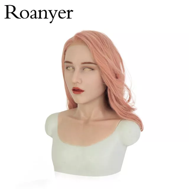 Roanyer Crossdresser Silicone H Cup Body Suit with arms big boobs breast  forms