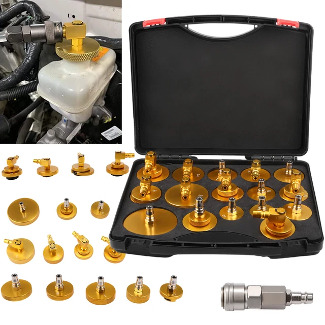 15PCS Bremsenentlüftungsgerät Adapter Set, Bremsenentlüftung