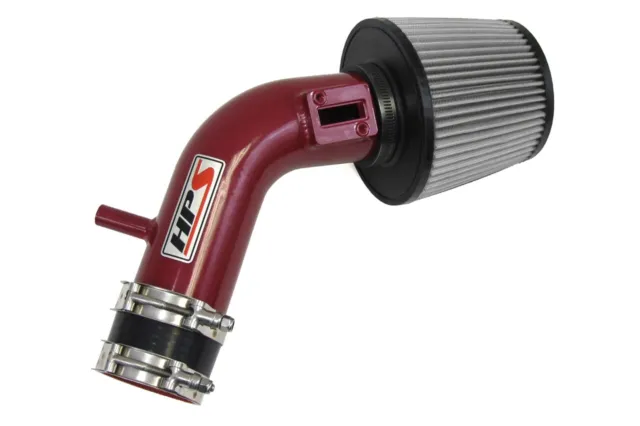HPS Performance 827-269R Shortram Air Intake Kit Red Cool Short Ram Air Filter
