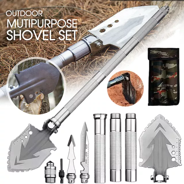 Multifunctional Military Shovel Outdoor Shovel Folding Shovel Camping Shovel Kit 2