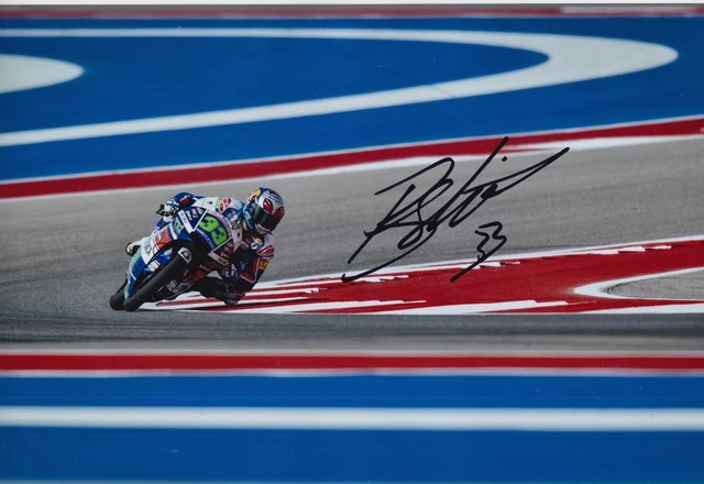 Photo A4 Signée Par ENEA BASTIANINI (Gresini Ducati MotoGP) - Édition Limitée Avintia
