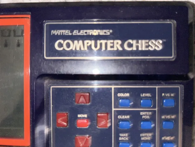 Matt 1980 Chess Game Electronics Computer Electronic Turns On Rare Vintage