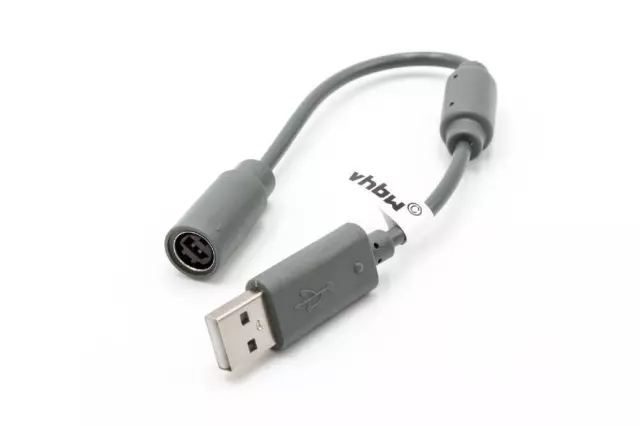 Cavo adattatore USB breakaway antistrappo per Microsoft Xbox 360