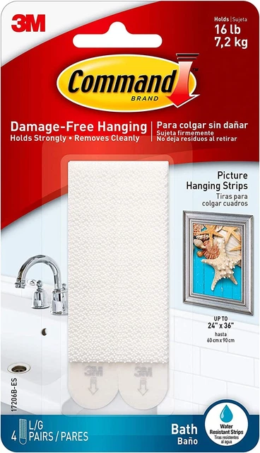Baño de comando, grande, blanco, resistente a 4 aguas (17206B-ES) imagen colgante 0