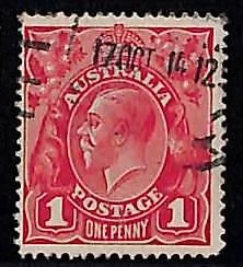 ZA0028b2 - AUSTRALIA  - STAMP - SG # 17c  -  USED
