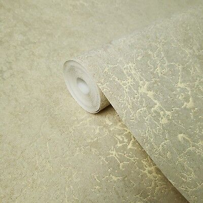 Wallpaper Rolls Gold metallic Cracked Embossed textured wall coverings modern 3D