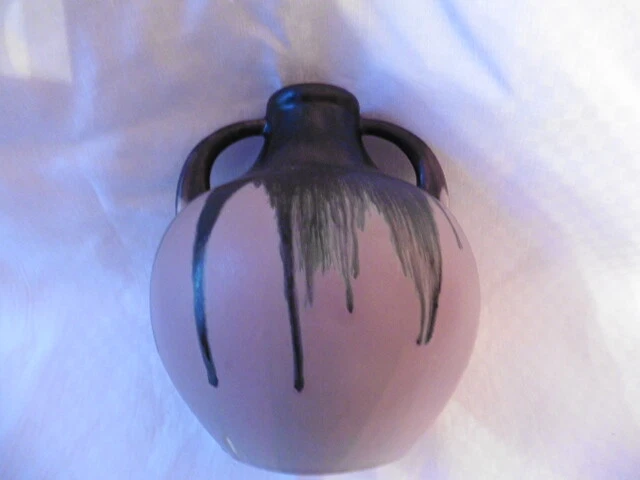 GILBERT METENIER VASE BOULE GRES FLANNE  21 cm H "GANNAT"