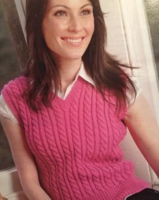 Ladies Tank Top  Knitting Pattern