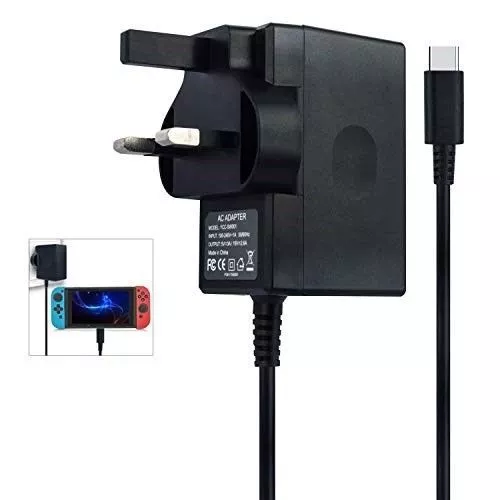 Fast Charging Charger Power Supply Adapter AC Type C cable For Nintendo Switch