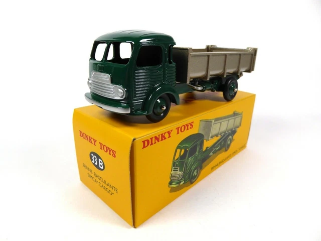 DINKY TOYS - Camion porteur bâché de couleur vert et jaune