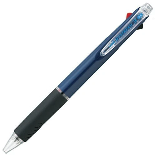 mitsubishi pencil 3color ballpoint pen jet stream 0.5 navy easy to write SXE3400
