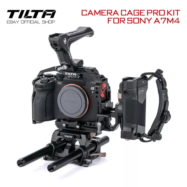 Tilta Camera Cage Rig Pro Kit Filmkamera Making FÜR Sony A7 IV/A1/A73/A7S3/R3/R4