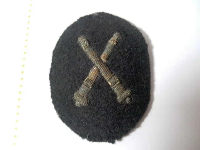 KRIEGSMARINE ORDNANCE ARTILLERIE Armelabzeichen Laufbahn Offizier 2WK