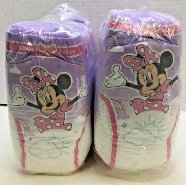 HUGGIES PULL UPS Girls Size 2T-3T, 64 Ct, Minnie Mouse, Free Shipping  $29.99 - PicClick