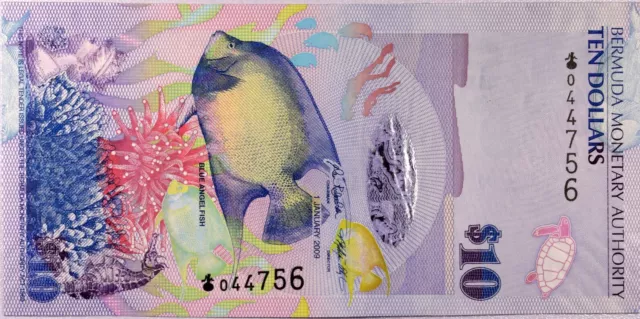 Bermuda Banknote 10 Dollars 2009