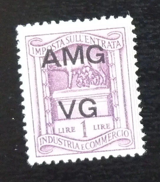 Trieste - Italy - AMG - VG Ovp. Revenue Stamp - Slovenia Yugoslavia US 1