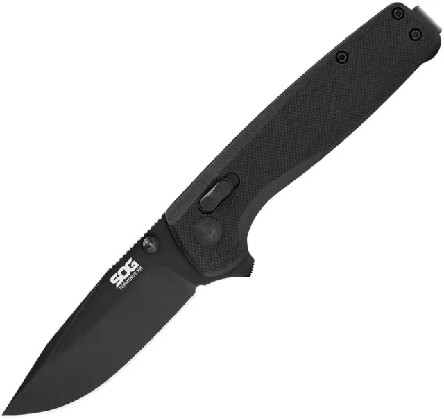 SOG Terminus XR Lock Black G10 Folding D2 Steel Pocket Knife