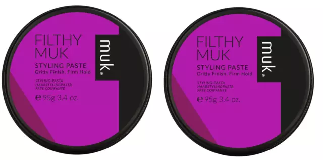 MUK Filthy Muk 2 x 95g Gritty Finish Firm Hold Paste