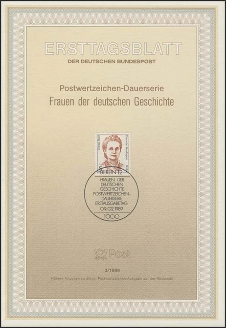 ETB 03/1989 Frauen, Emma Ihrer, Politikerin