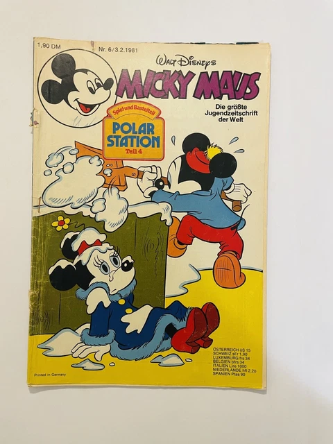 Micky Maus Heft 1981 Nr. 6 #A4