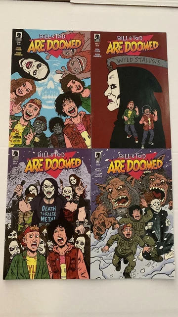 Bill & Ted Are Doomed #1-4 Complete Set (2020) Vf/Nm Dark Horse
