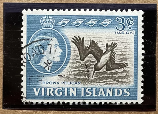 1964 Brit. Virgin Islands QEII 3c | SG #180 Sc #146 Mi #142 | Used