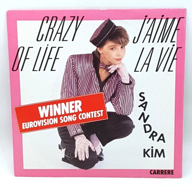 Sandra Kim J'Aime La Vie / Crazy Of Life Record Vinile 45 giri