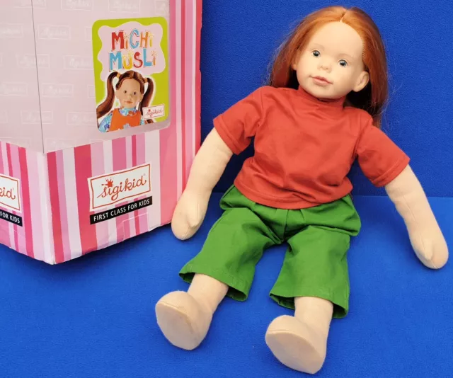 Sigikid Puppe Michi Müsli 50 Cm Soft Doll Waldorf Doll Mit Originalkarton