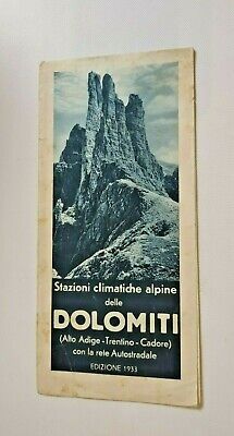 PUBBLICITARIO VINTAGE ALTO ADIGE DOLOMITI-VAL BADIA-PICCOLINO-PENSIONE GIOIOSA 