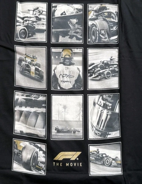 F1: THE MOVIE BRAD PITT APX GP Large T-Shirt - Official Merchandise NEW ...