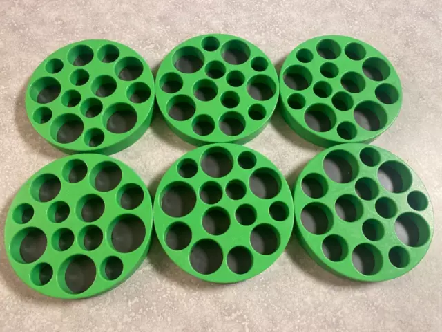 (6ea) GRIP 67214 1/2" Green Magnetic Socket Base , Free Shipping