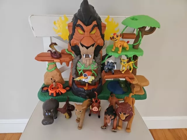 Disney Lion King Play Set Lion Guard Rise Of Scar Figures Lot