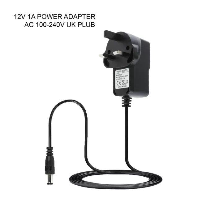 12V 1A Power Supply Adapter Plug AC 100-240V To DC 12W For LED Strip CCTV Camera 2