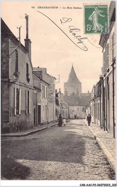 CAR-AACP2-28-0142 -  CHATEAUDUN -  La rue Dodun