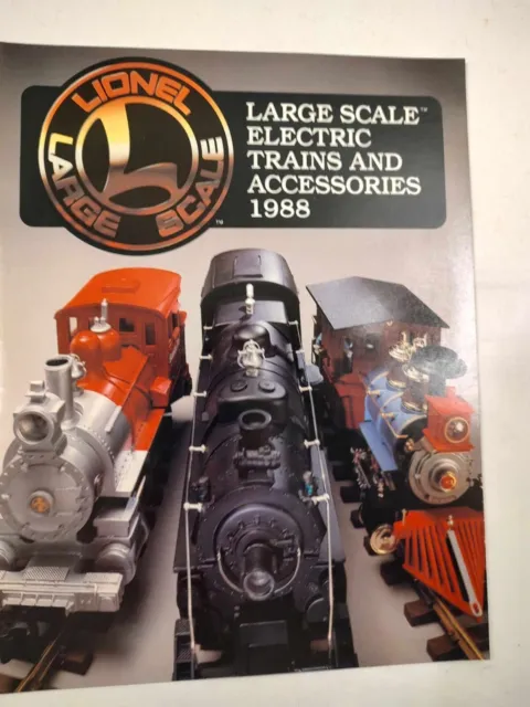 1988 Large Scale Trains and Accessories Catalog