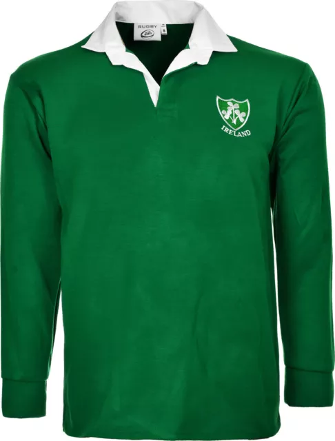 Ireland Rugby Shirt Retro Classic Traditional Irish Top All Sizes