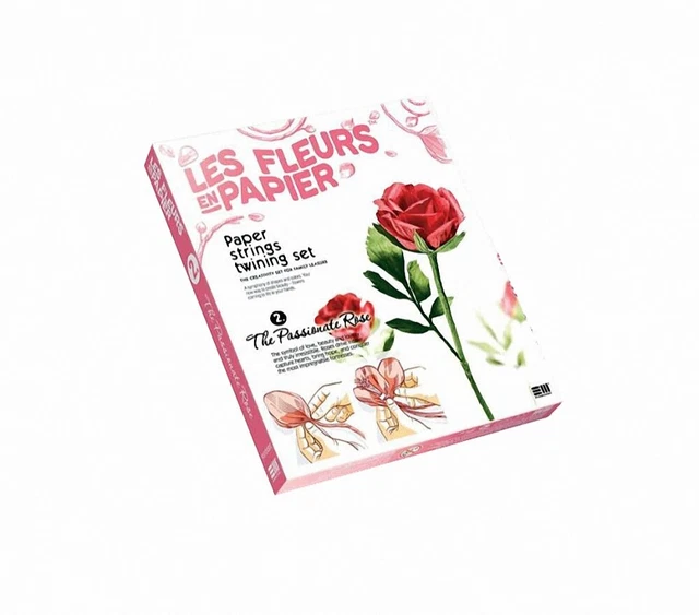 (ELF957002) - *** Josephin - Les Fleurs en Pap ier - Passionate Rose