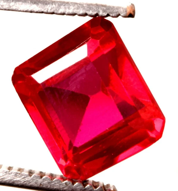11.50 Cts. Natural Mozambique Red Ruby Square Shape Certified Gemstone