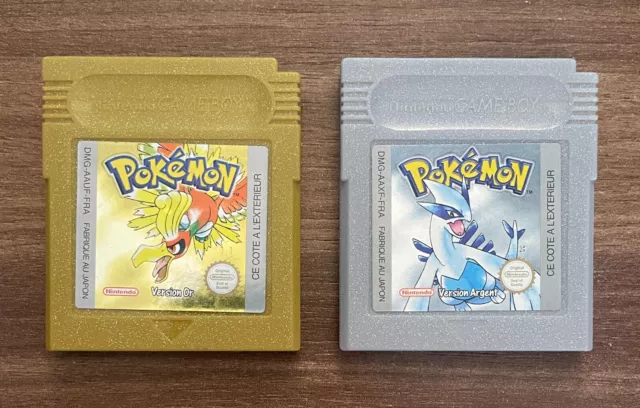 Lot Pokémon Or Argent Game Boy Color Nintendo Excellent Etat - Pile Neuve